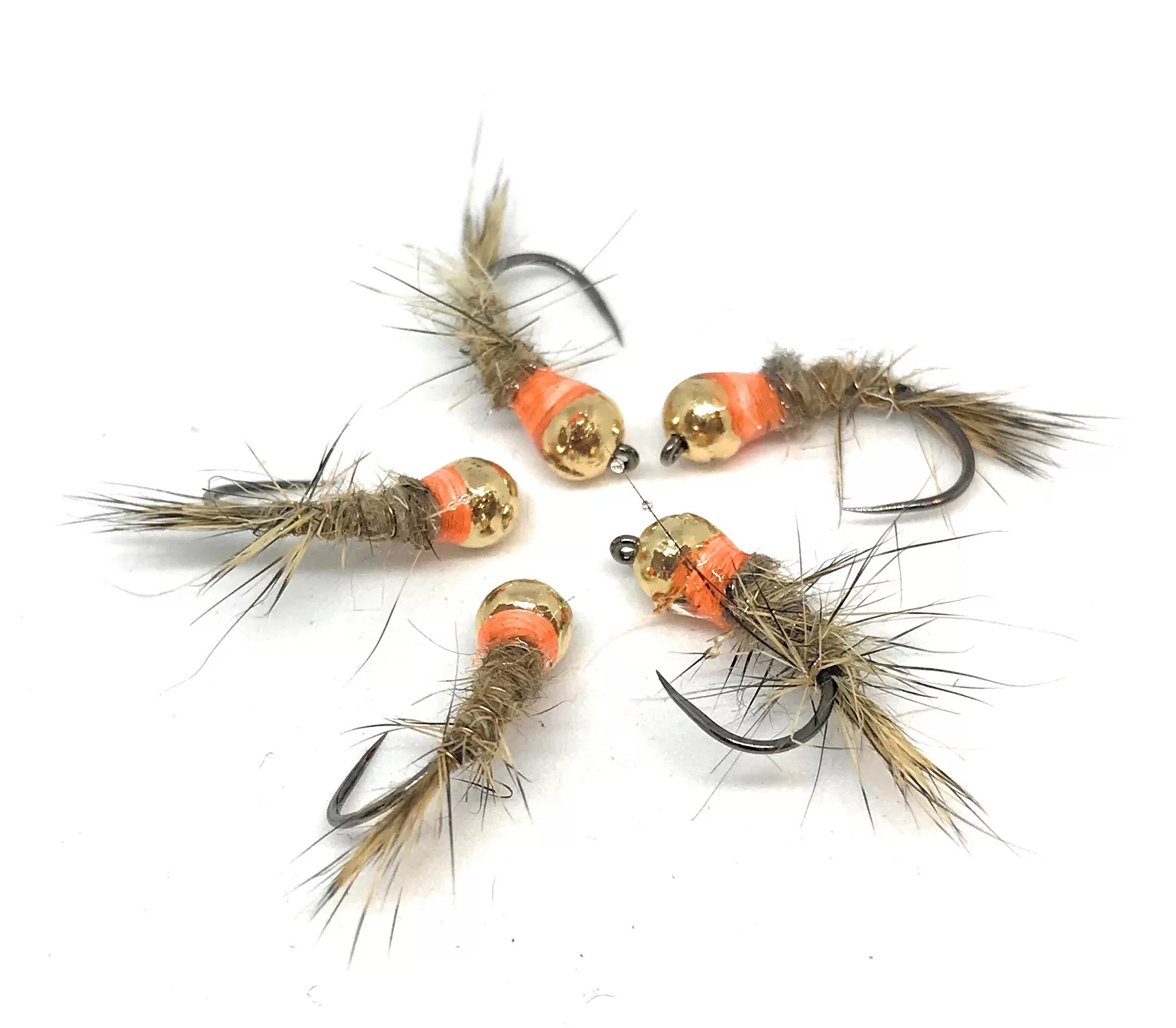 Hare's Ear Orange Collar   Nymph <p> 3 artificiali.