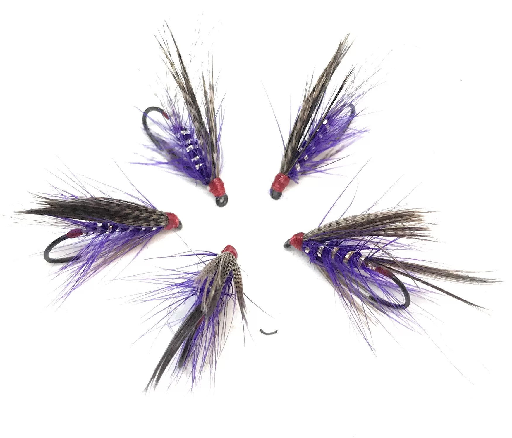 Purple Dabbler Wet Fly  <p> 3 artificiali.