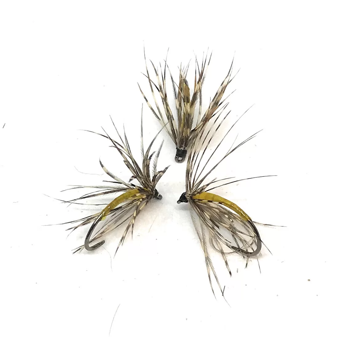 Yellow & Partridge Curved Wet Fly  <p> 3 artificiali.
