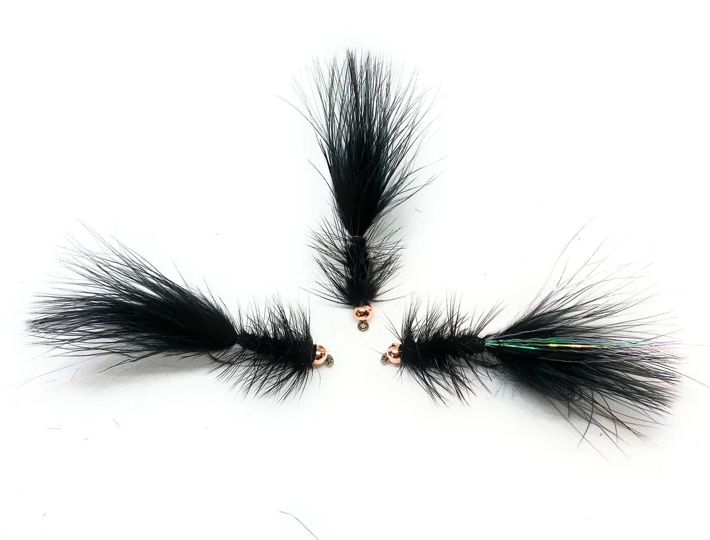 Black Woolly Bugger Streamer <p> 3 artif. – featured