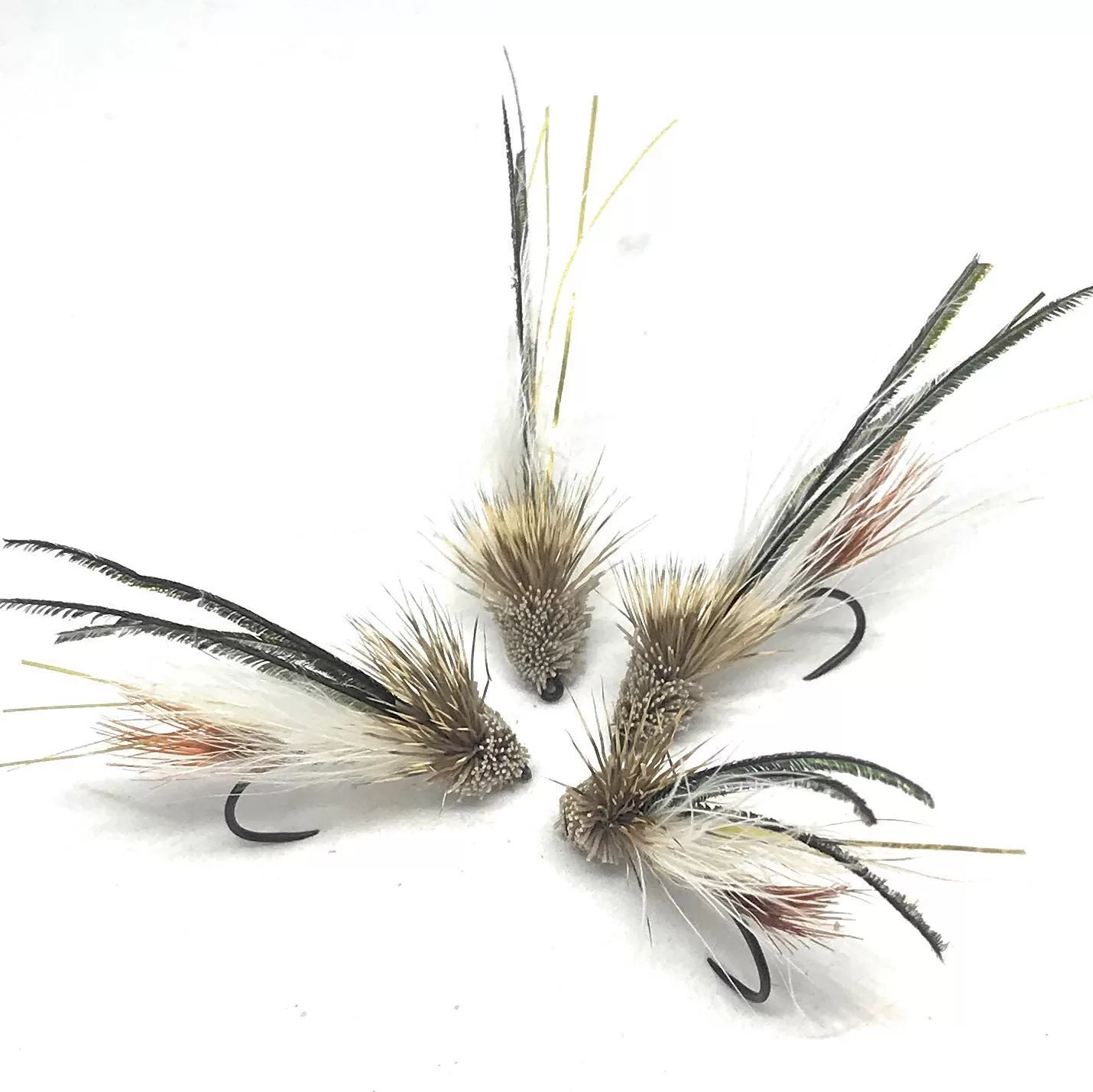 Muddler Minnow White Marabou Streamer <p> 3 artif. – featured