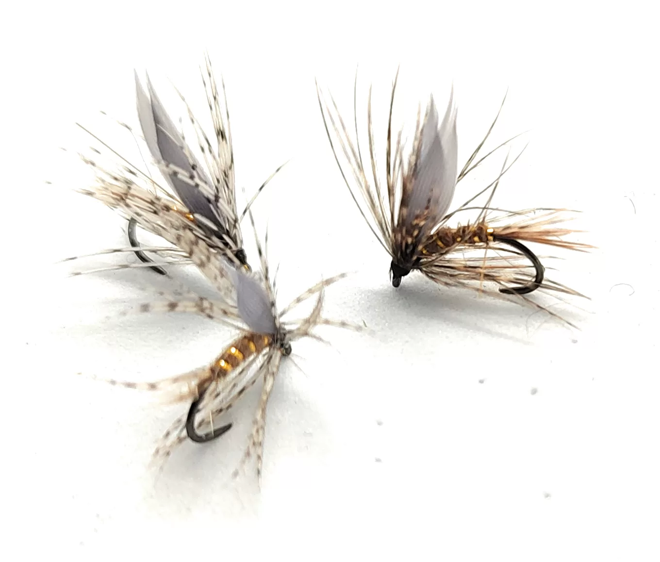 Traditional March Brown Curved Wet Fly  <p> 3 artificiali.