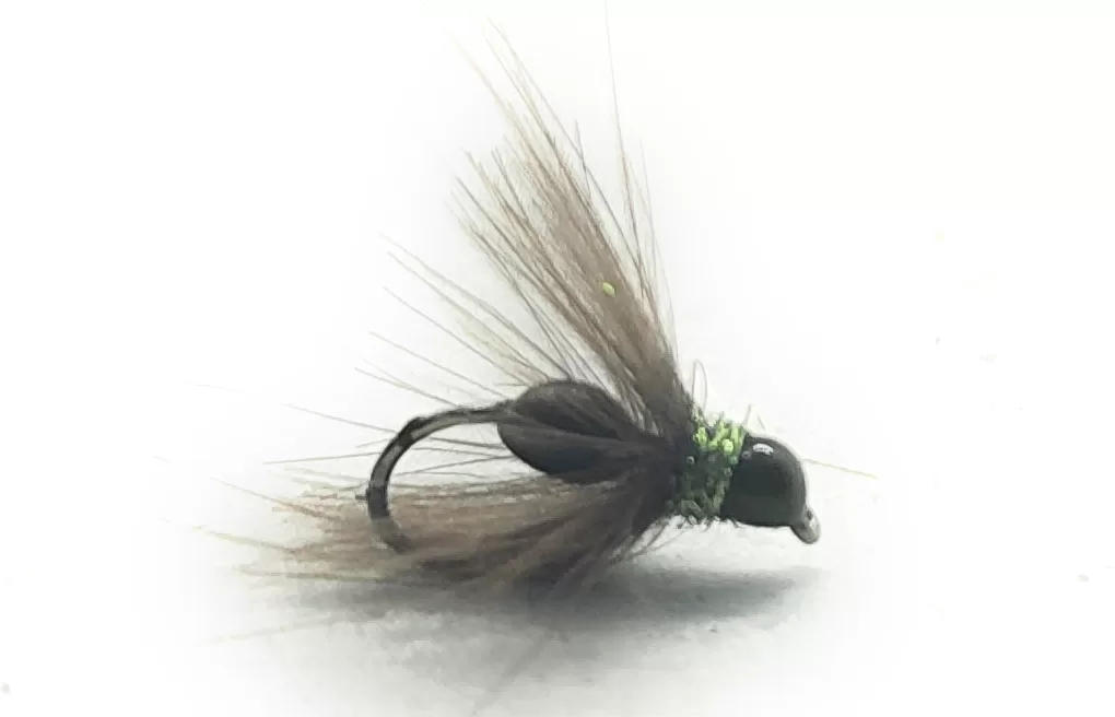 Simple Ant Black & CDC Dry Fly <p> 3 artificiali.